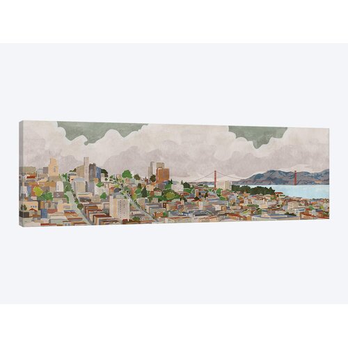 Wayfair San Francisco Wall Art You Ll Love In 2024   San Francisco On Canvas Print 